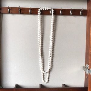White pearl necklace!